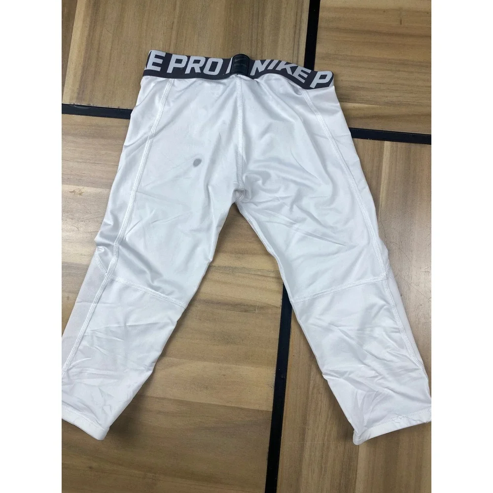 Nike Pro Dri-FIT Training Tights Compression Athletic White Kids‎ Medium